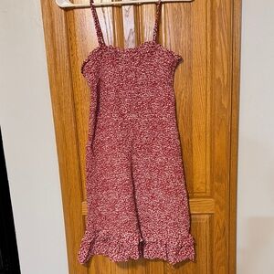 American Eagle Outfitters Red Floral Mini Dress